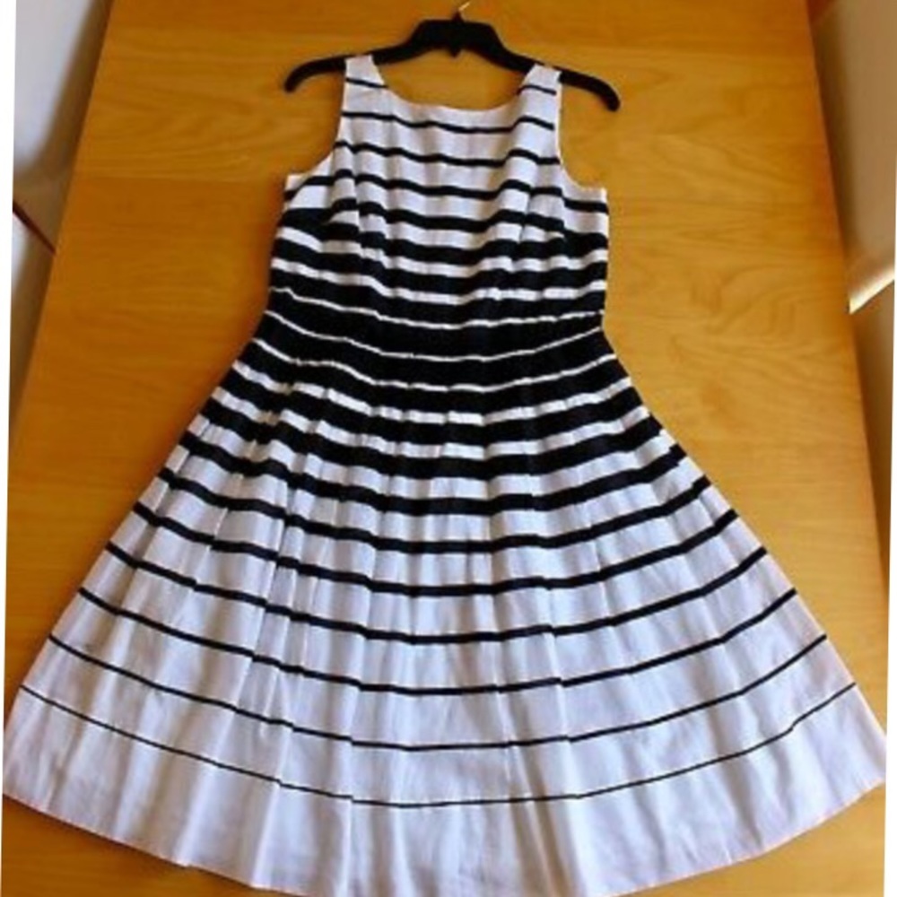 Talbots striped dress